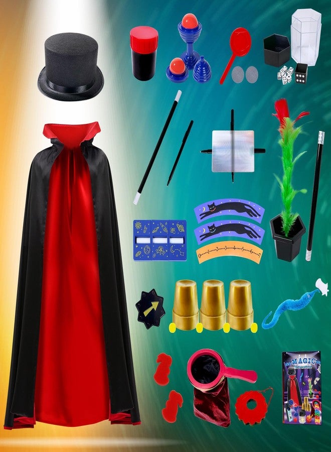 PATIFEED Kids Magic Kit, Magician Costume for Pretend Play, Magic Set with Instructions for Each Trick for Kids Ages 6 7 8 9 10 11 12 - Image 2